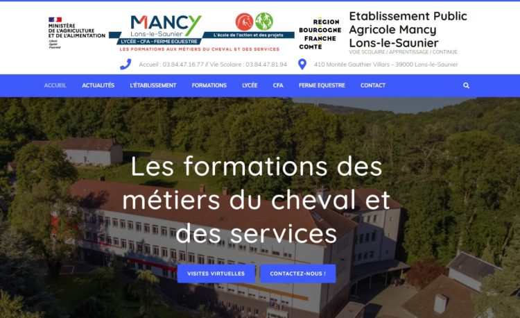 Nouveau site internet Mancy